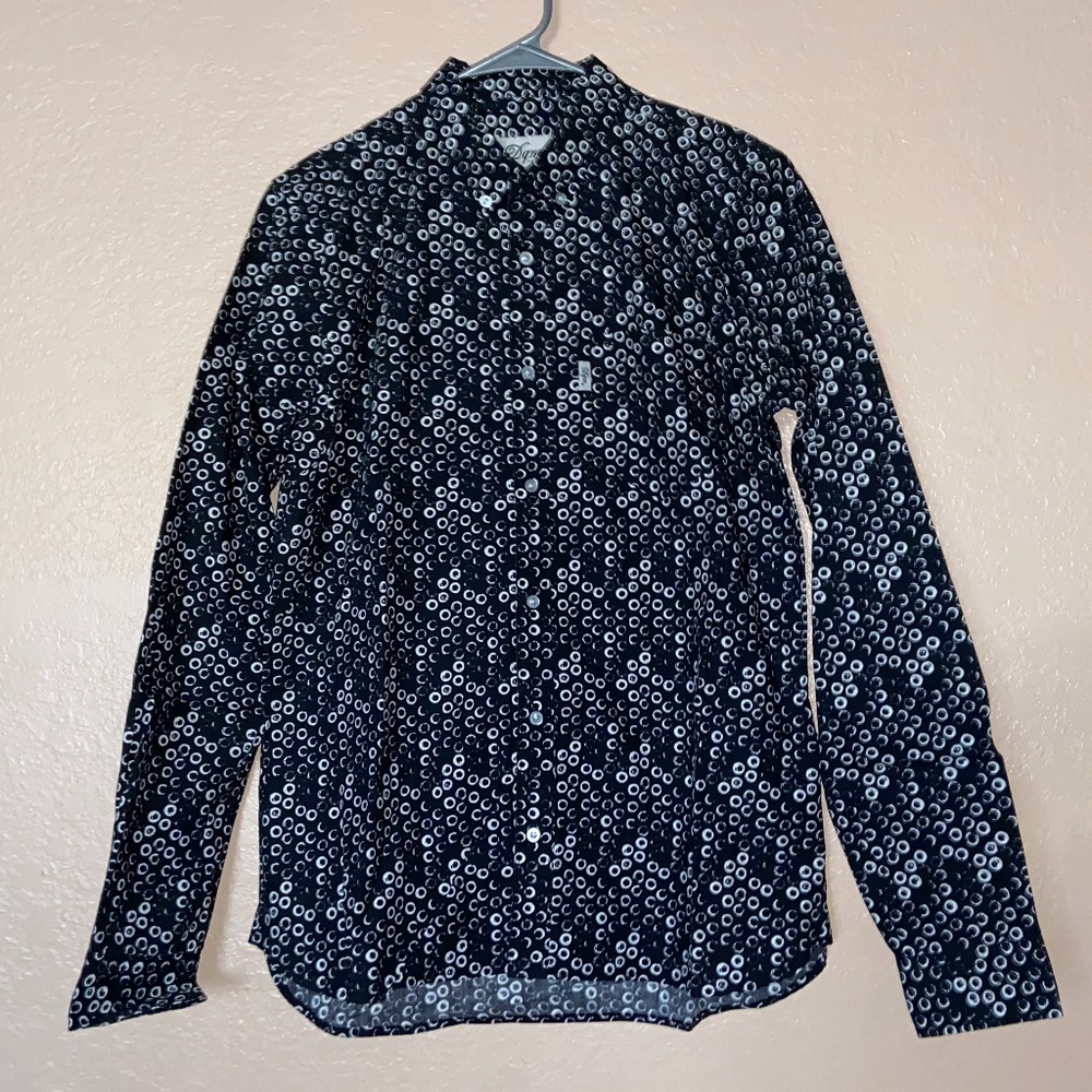 Dqm New York donut Button shirt VANS Skateboard HUF Real Supreme Noah Stussy DGK
